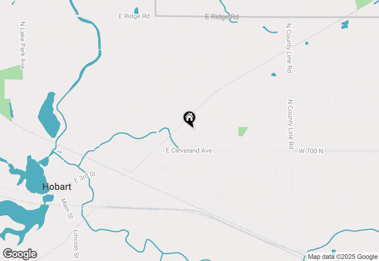 Map of 15 Cleveland Terrace, Hobart, IN 46342