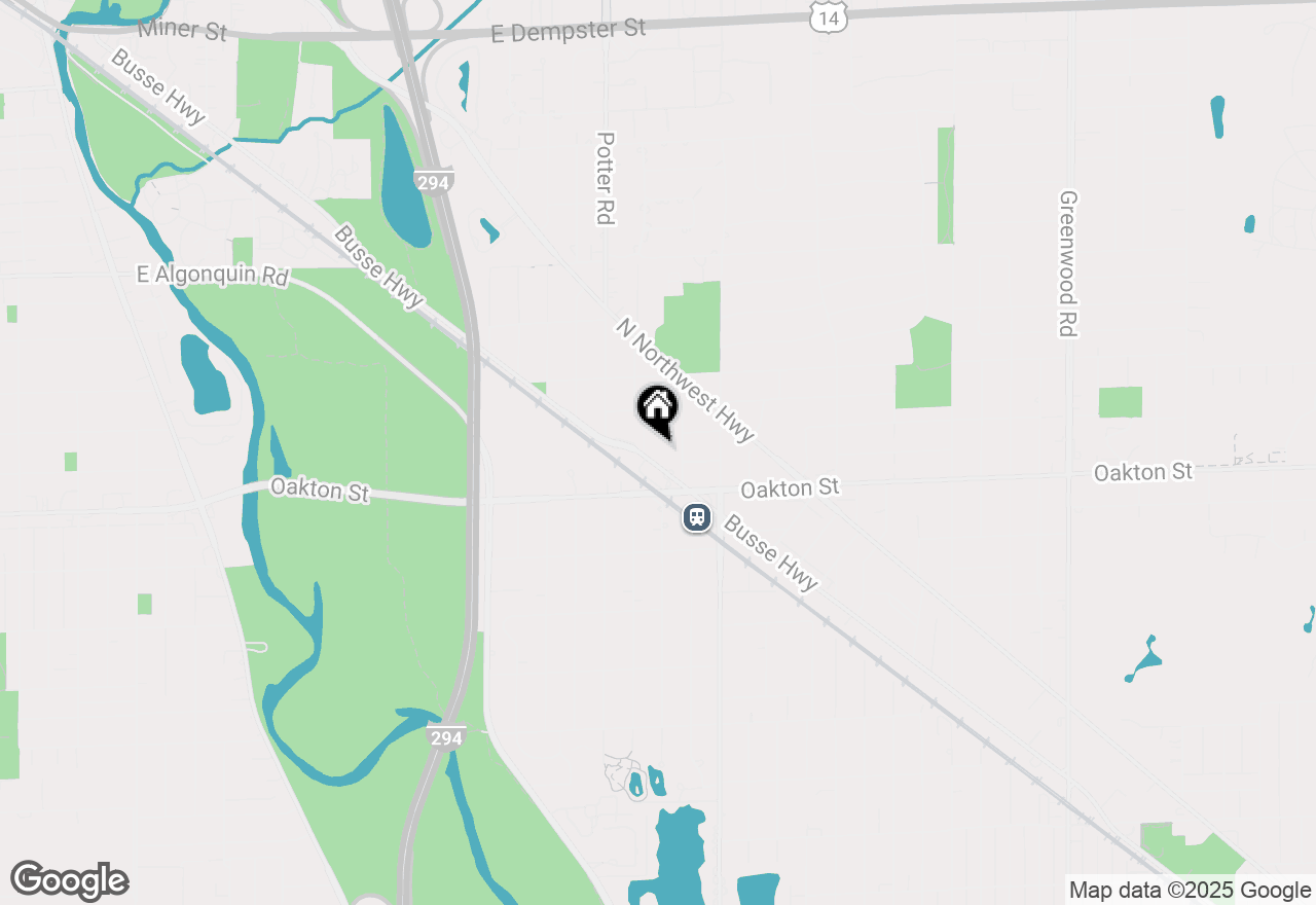 Map of 1033 Busse Highway #1D, Park Ridge, IL 60068