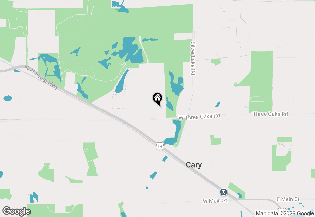 Map of 32 Bright Oaks Circle #1, Cary, IL 60013