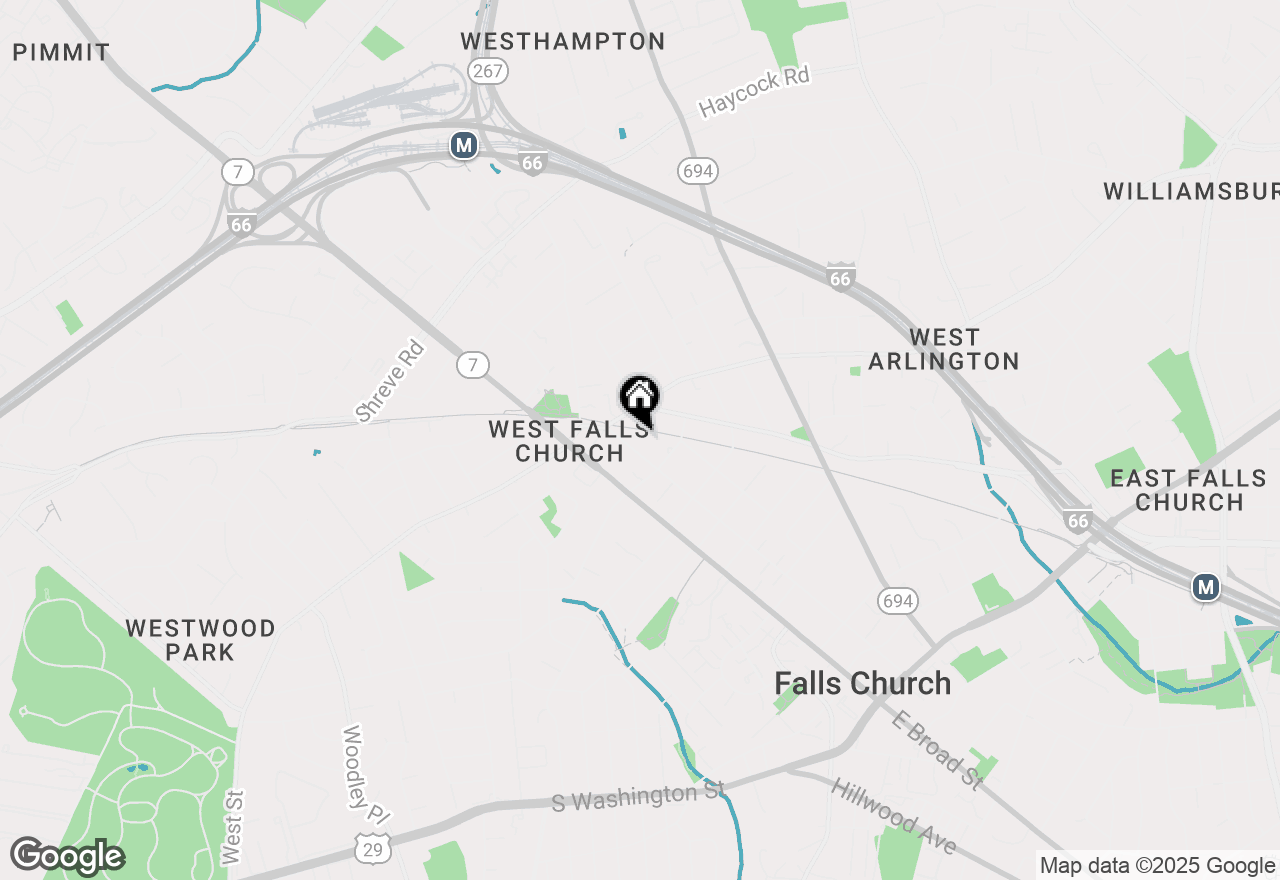 Map of 914 Park Avenue, Falls Church, VA 22046