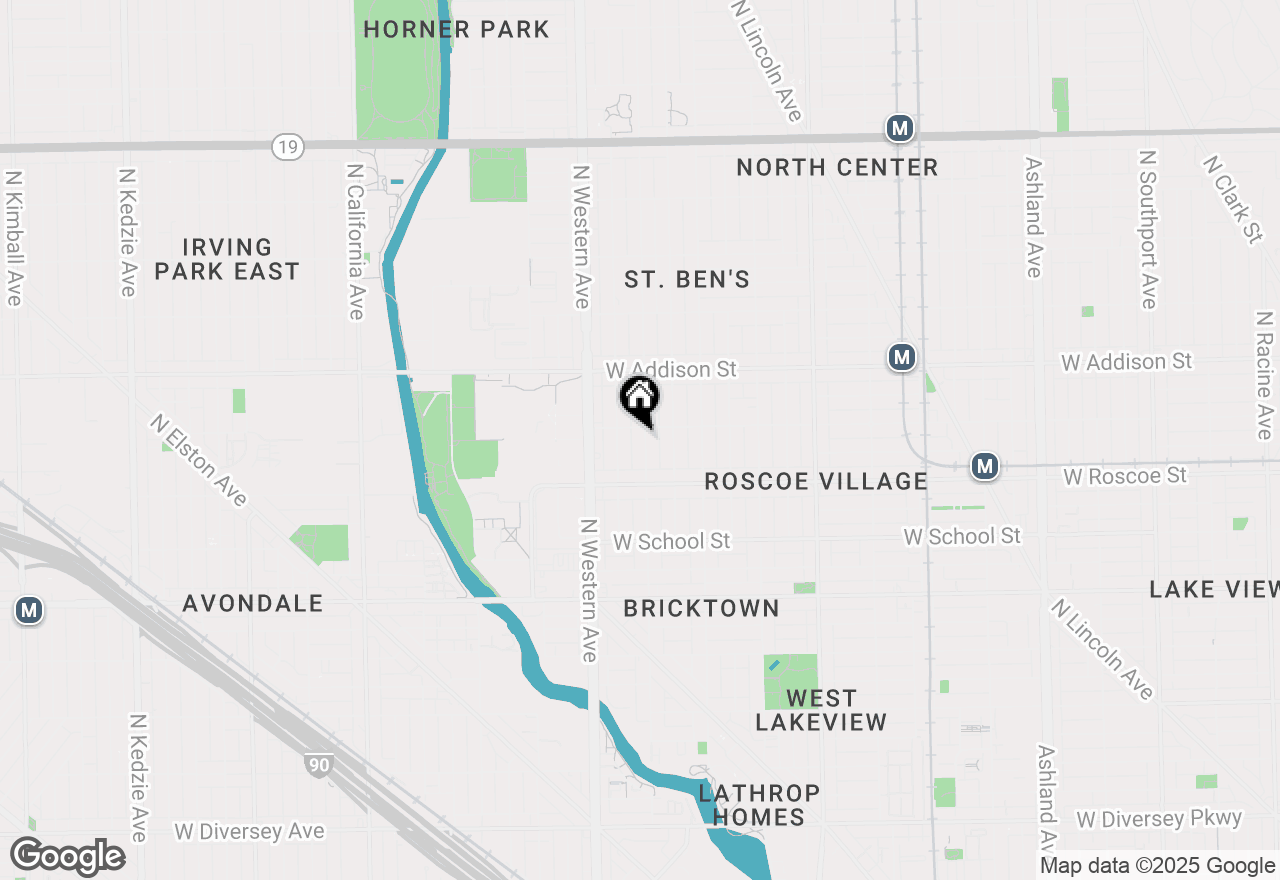 Map of 3446 N Oakley Avenue, Chicago, IL 60618