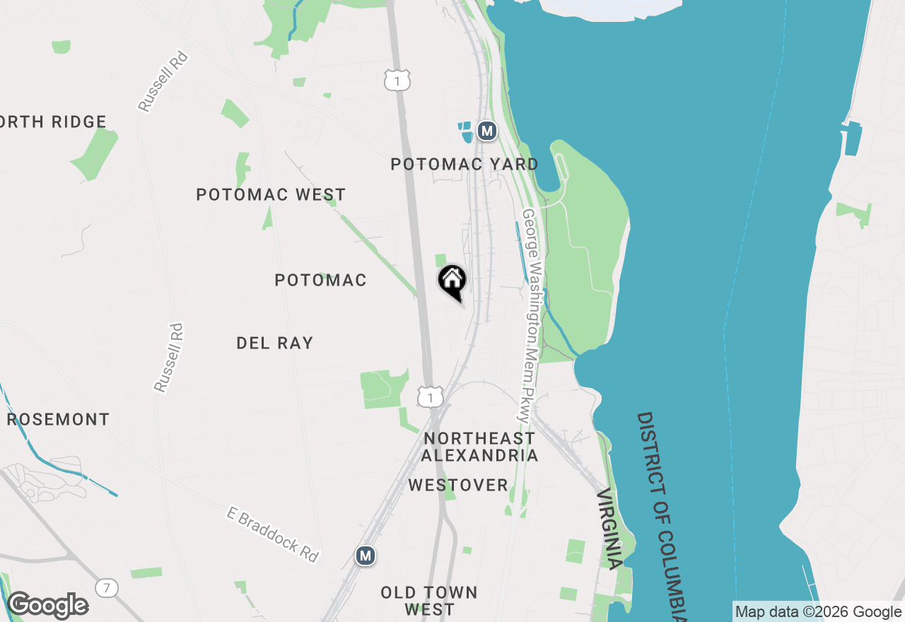 Map of 716 Diamond Avenue, Alexandria, VA 22301