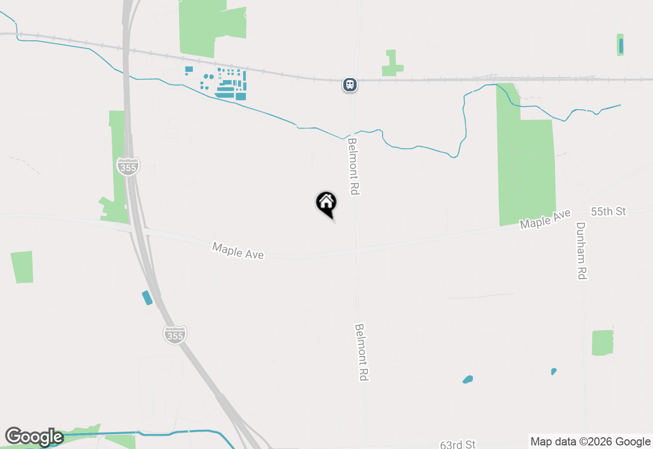 Map of 2260 Durand Drive, Downers Grove, IL 60515