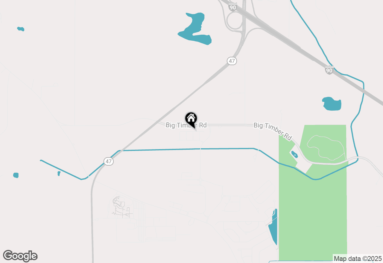 Map of (Address confidential), Pingree Grove, Illinois 60140
