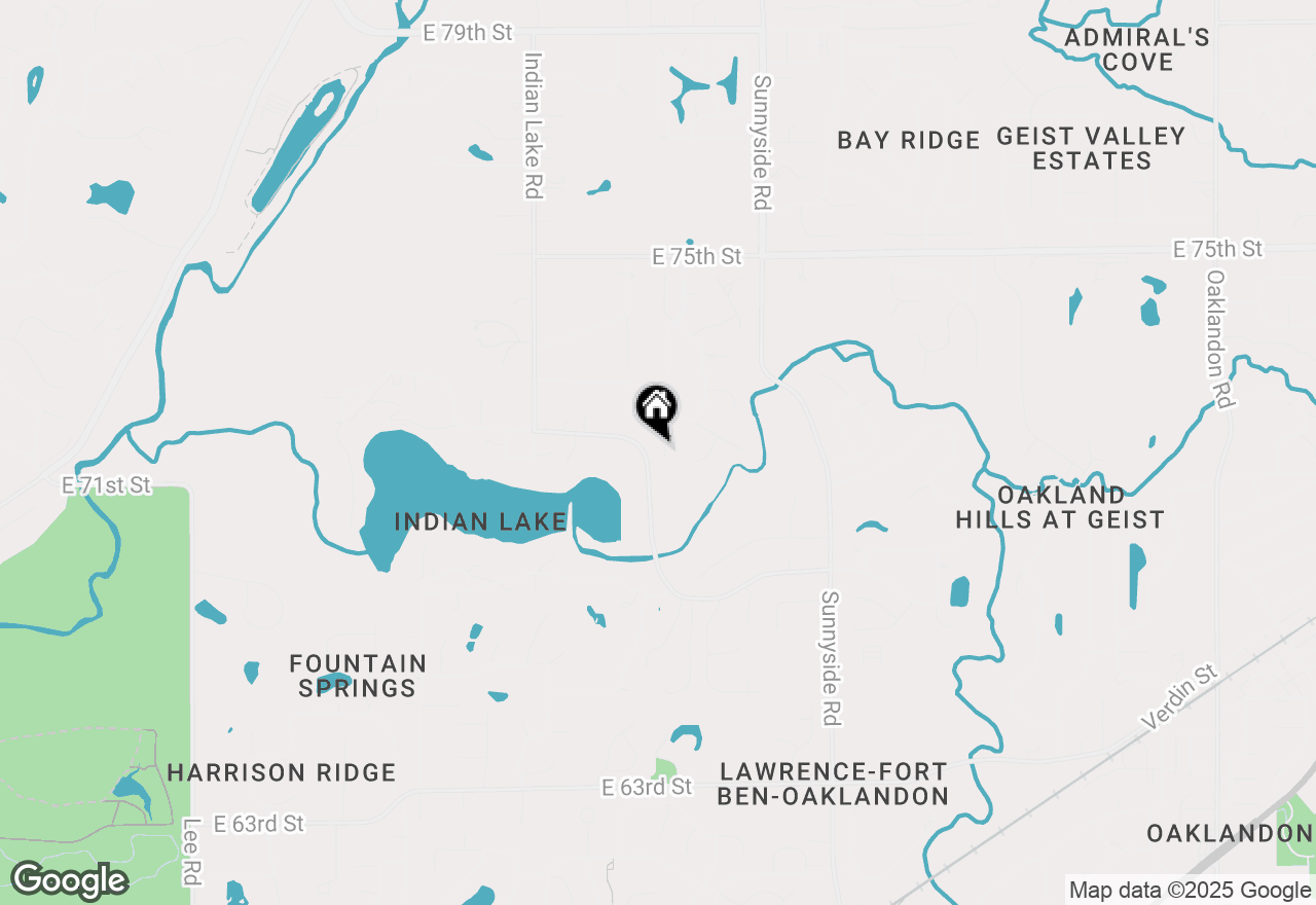 Map of 7126 Nile Ridge Court, Indianapolis, IN 46236
