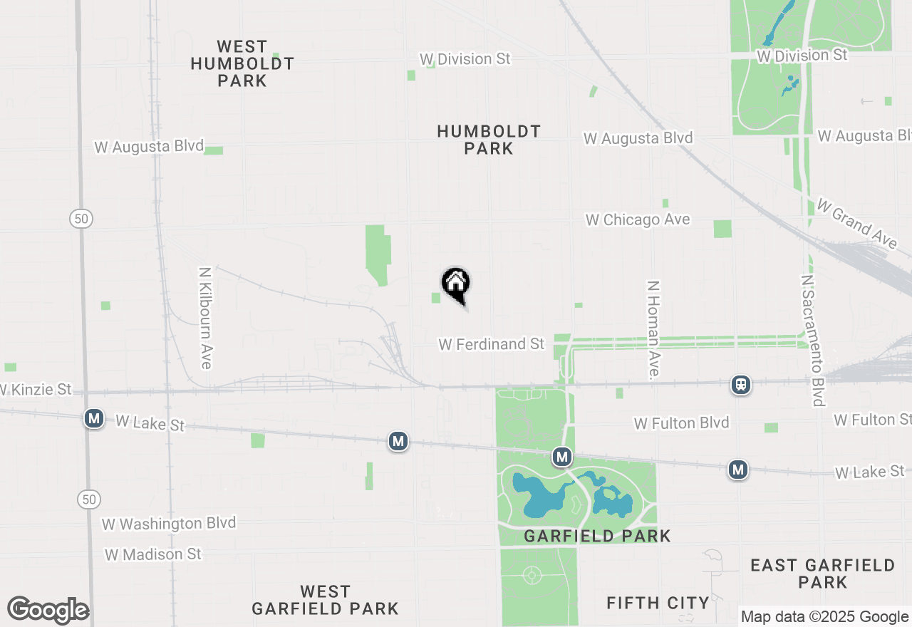 Map of 553 N Springfield Avenue, Chicago, IL 60624