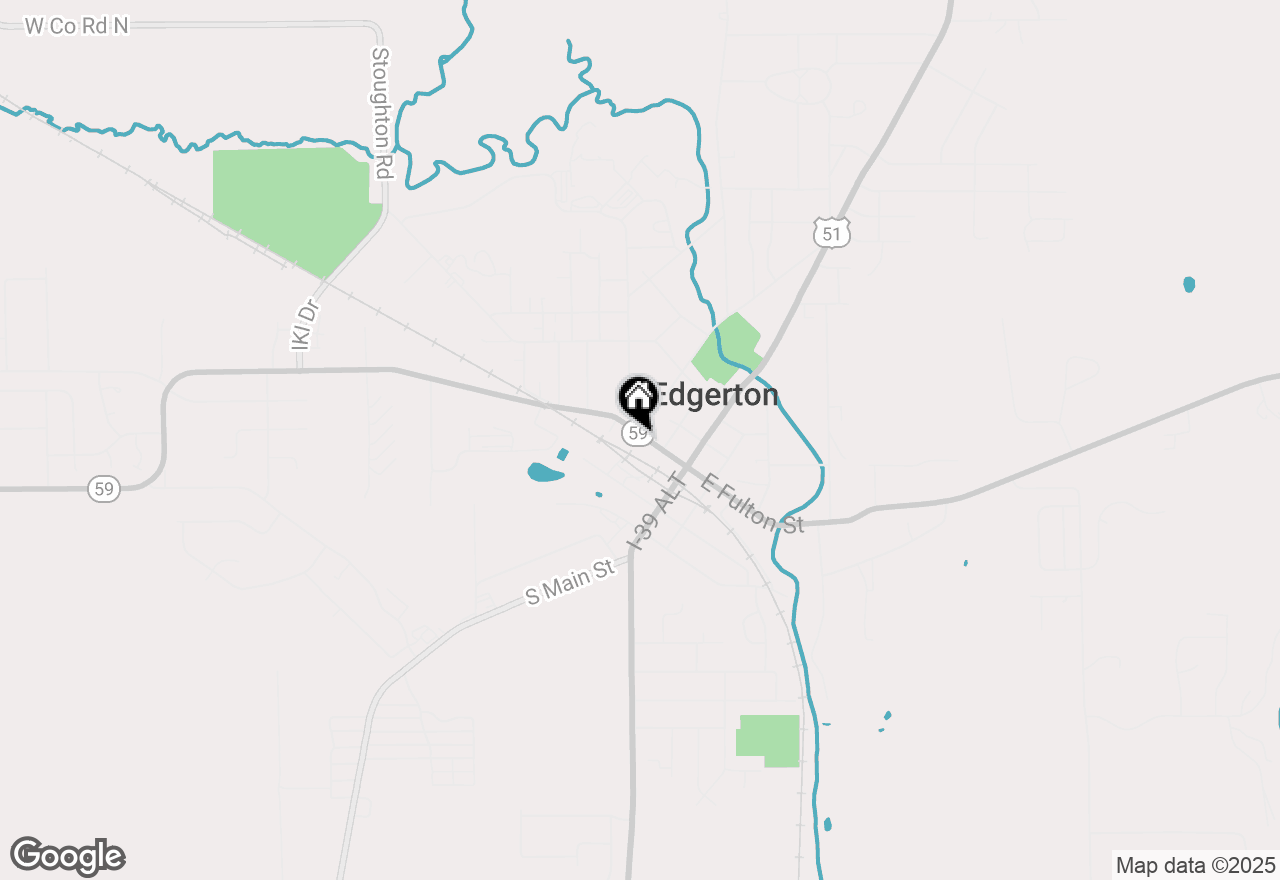 Map of 125 W Fulton Street, Edgerton, WI 53534