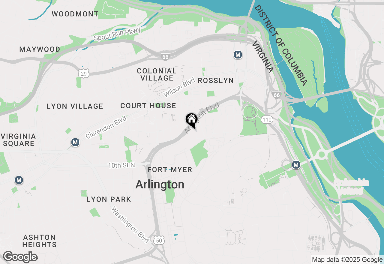 Map of 1730 Arlington Boulevard #508, Arlington, VA 22209