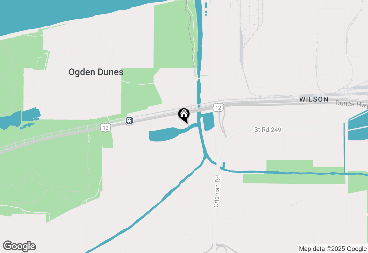 Map of 6133 S Dune Harbor Drive, Portage, IN 46368