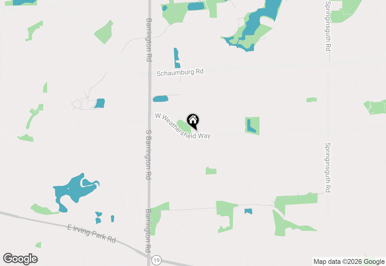Map of 2326 W Weathersfield Way, Schaumburg, IL 60193