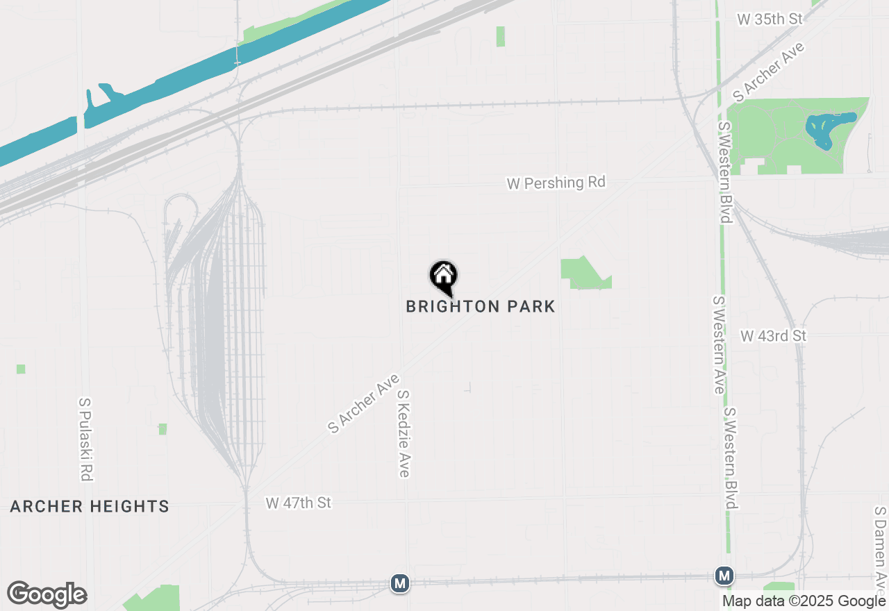 Map of 4201 S Albany Avenue #BASEMENT, Chicago, IL 60632