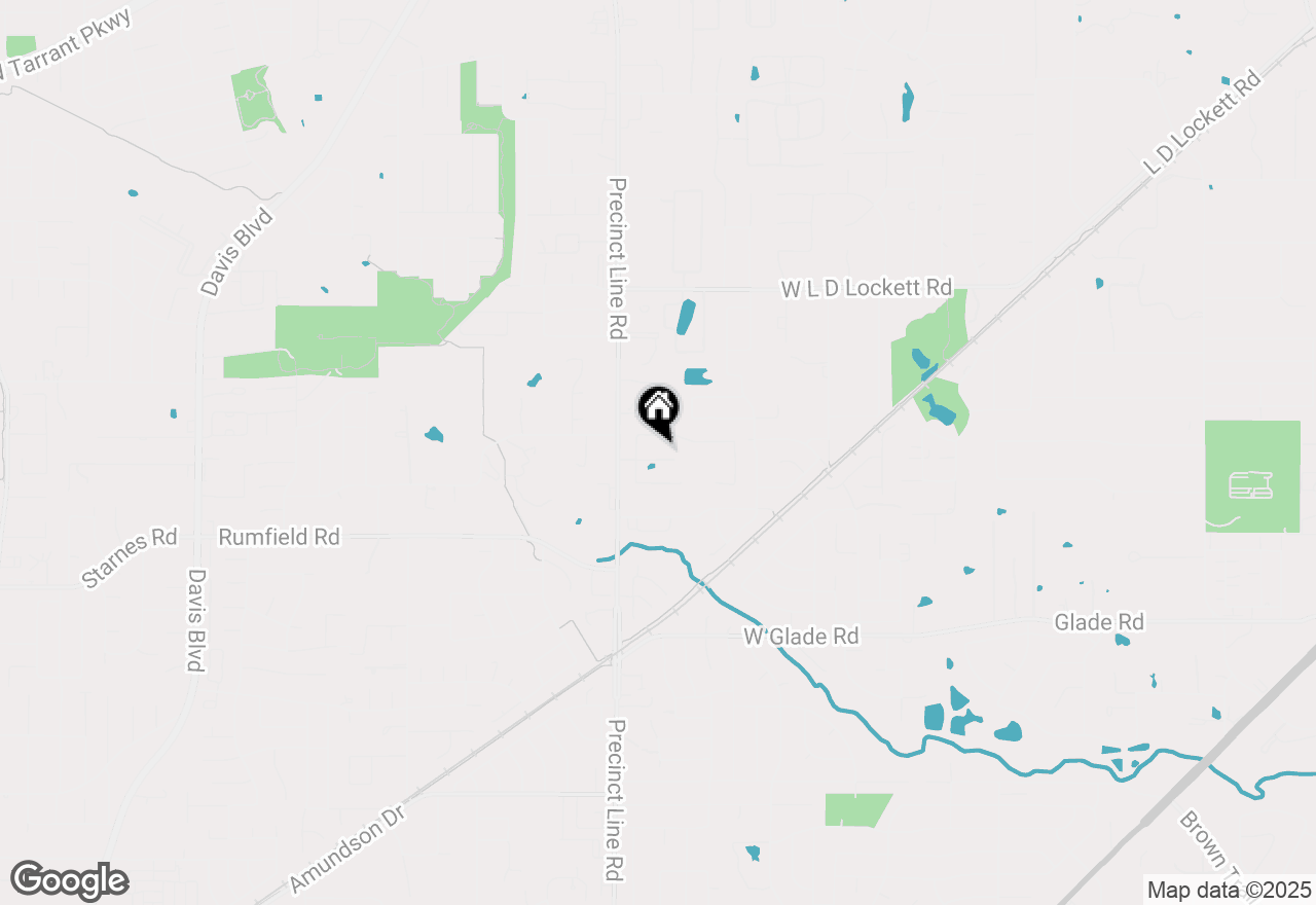 Map of 717 Doppler Court, Hurst, TX 76054