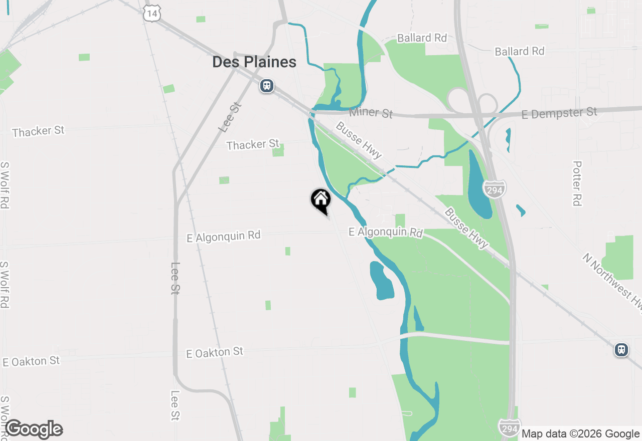 Map of 1707 Campbell Avenue, Des Plaines, IL 60016