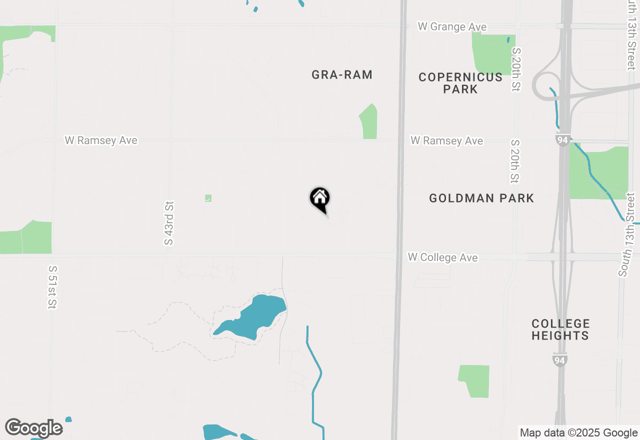 Map of 3242 W Mangold Ave #H, Greenfield, WI 53221