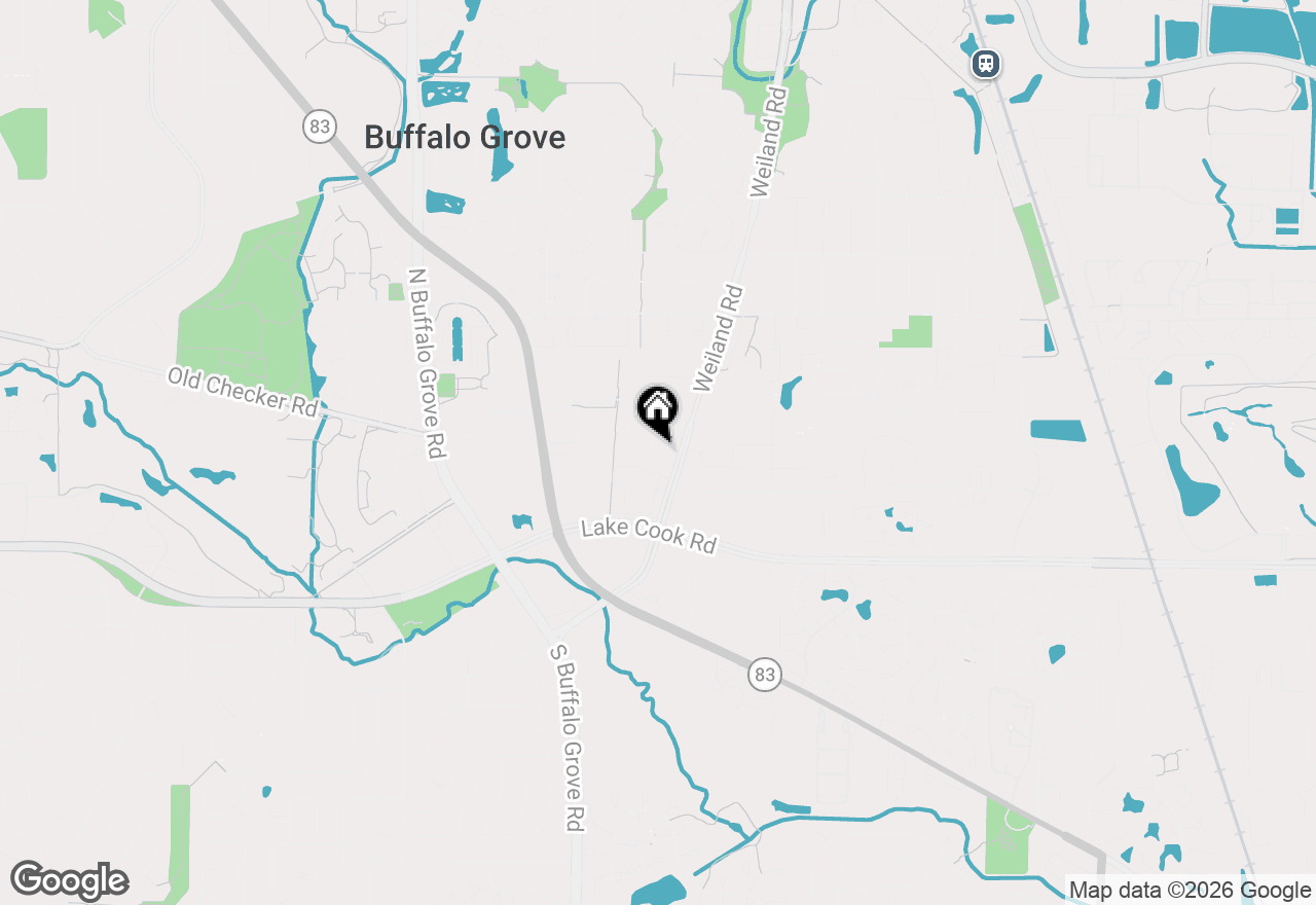 Map of 241 Woodstone Circle, Buffalo Grove, IL 60089