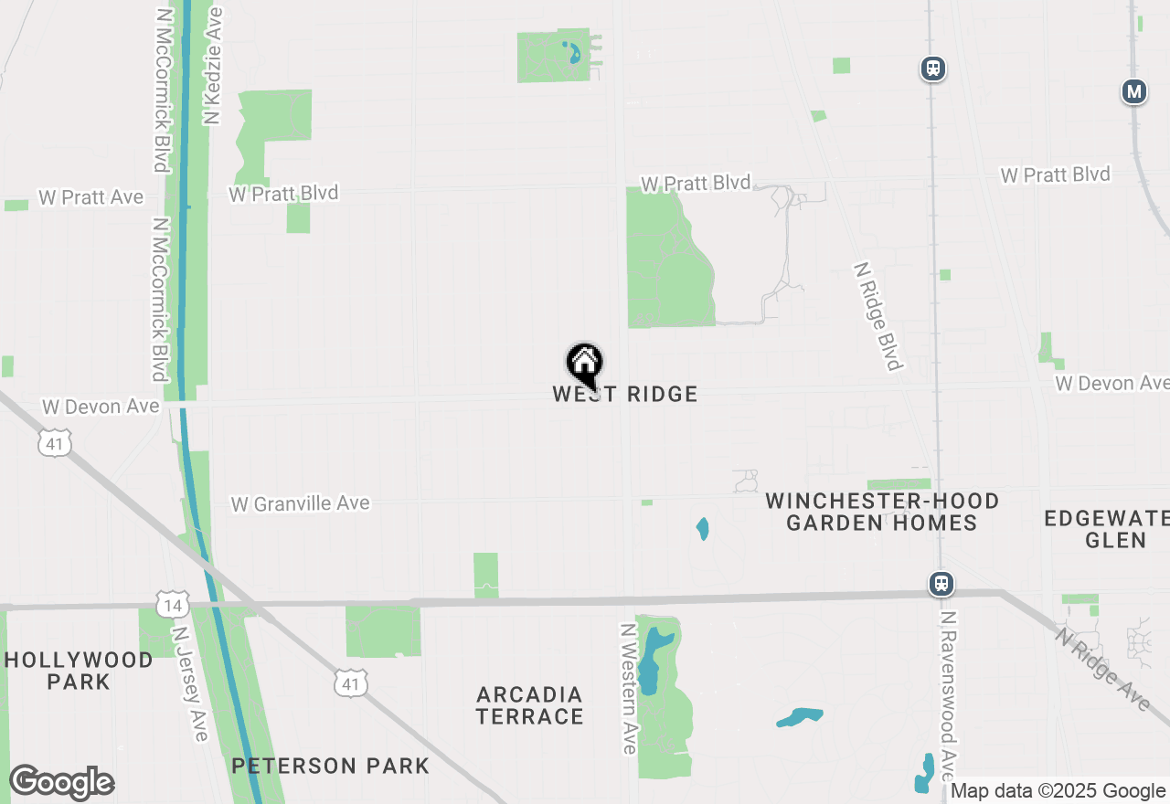 Map of 2447 W Devon Avenue, Chicago, IL 60659