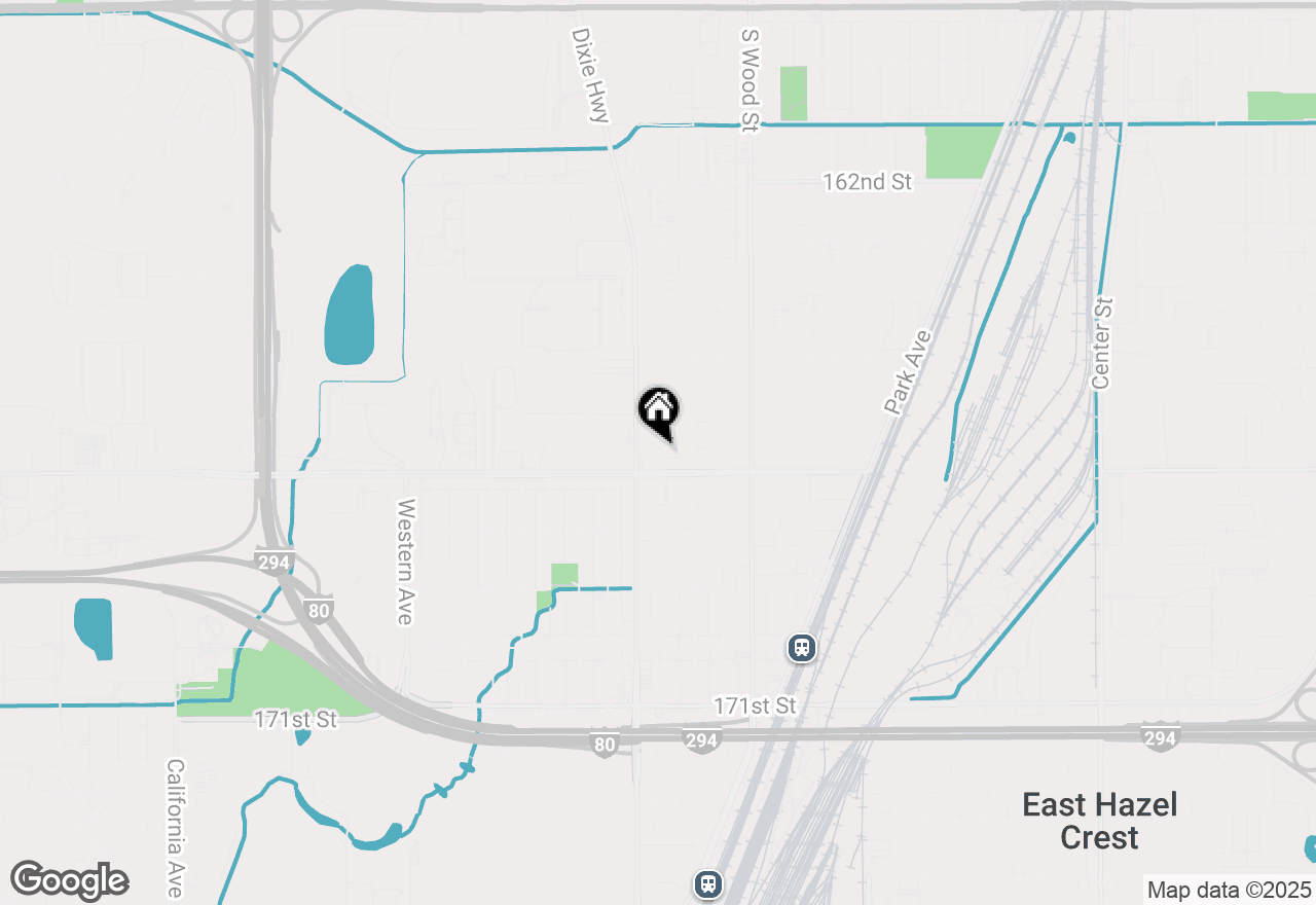 Map of 16644 Winchester Avenue, Markham, IL 60428