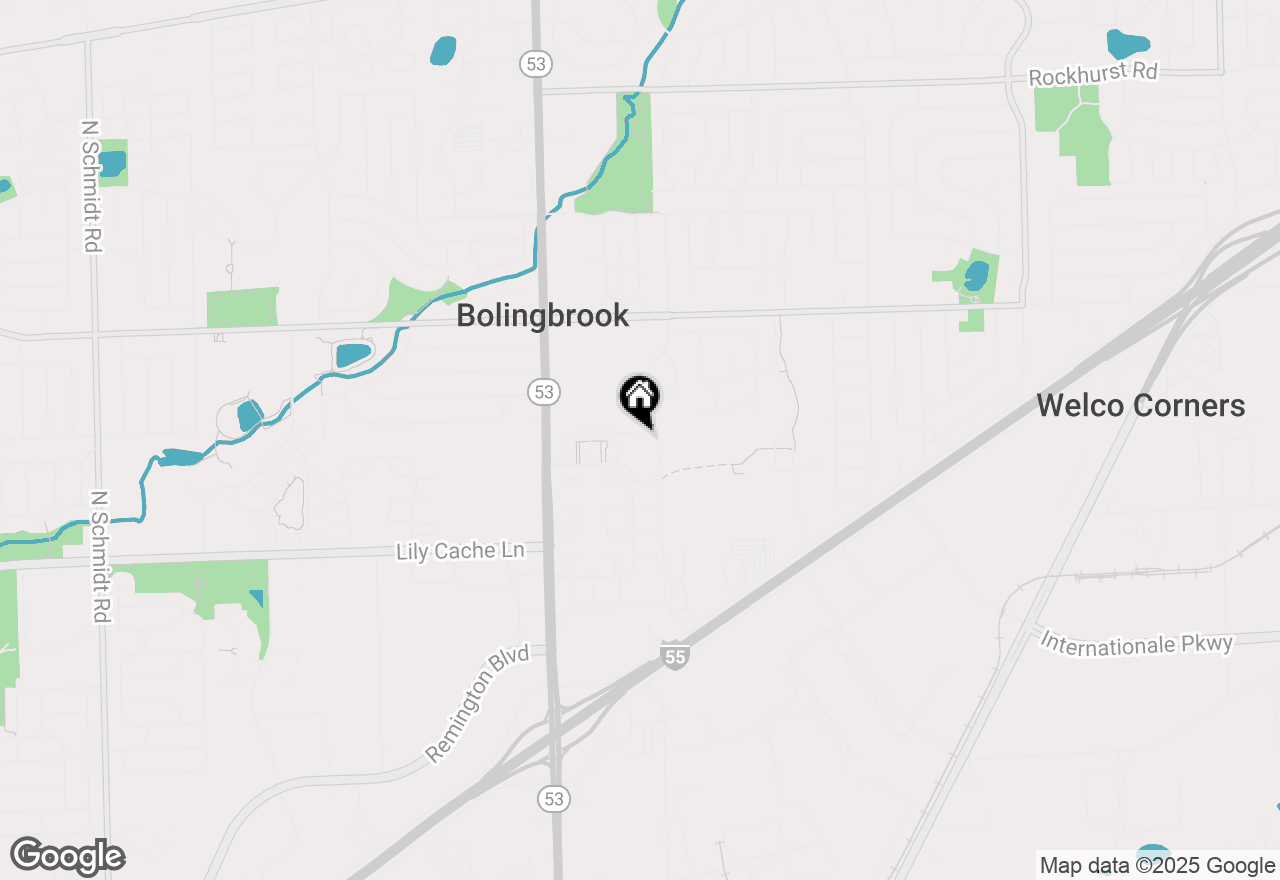 Map of 412 Salem Square, Bolingbrook, IL 60440