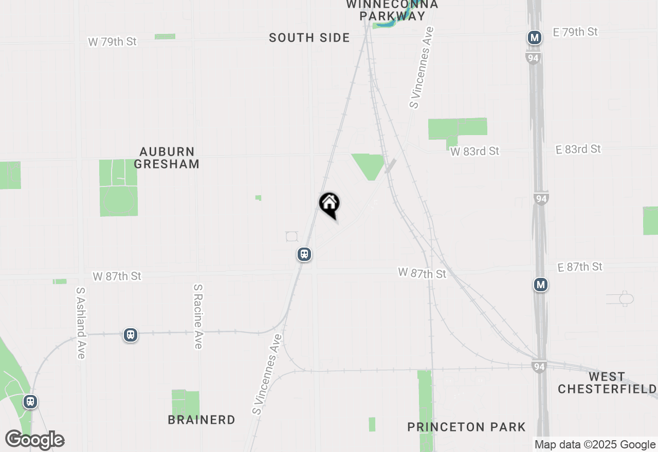 Map of 8535 S Givins Court, Chicago, IL 60620