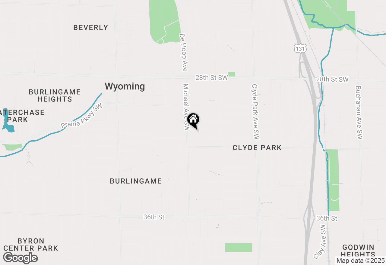 Map of 1142 Den Hertog Street Sw, Wyoming, MI 49509