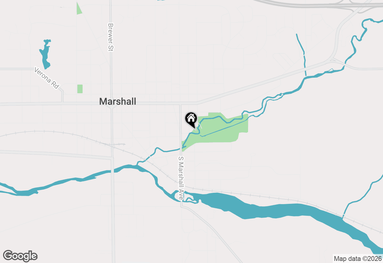 Map of 317 S Liberty Street, Marshall, MI 49068