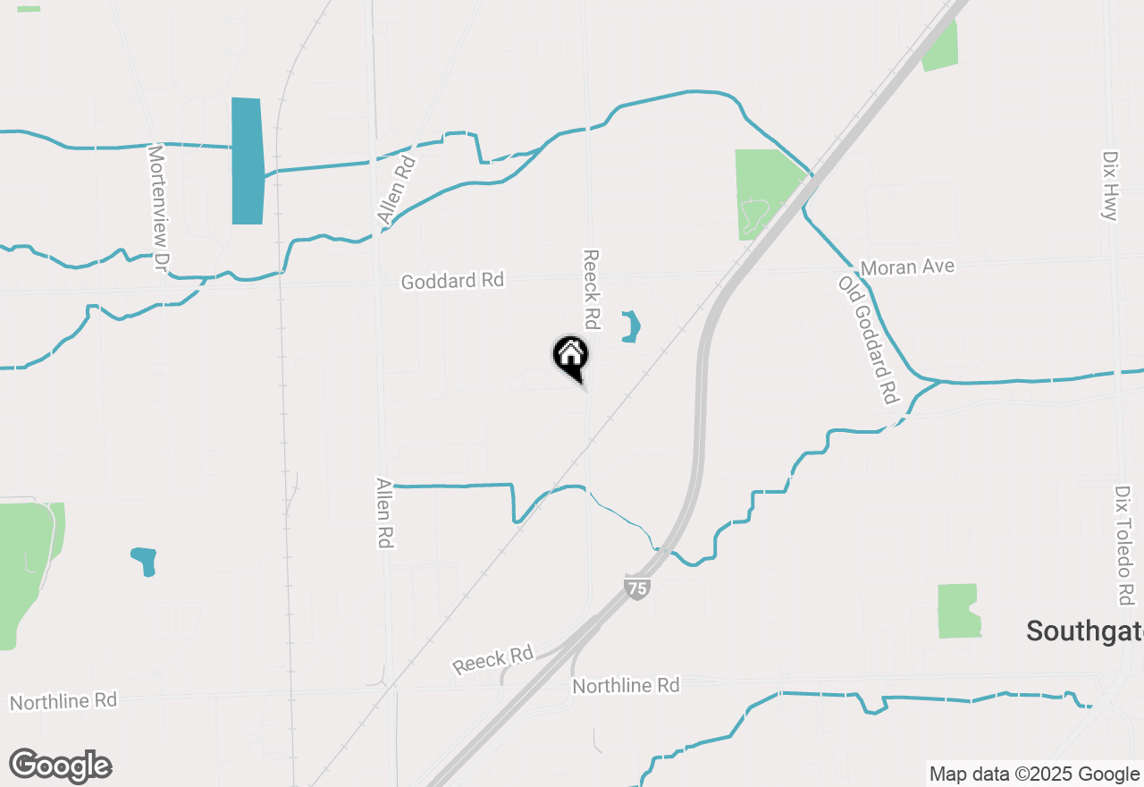 Map of 16845 Rudgate Street, Southgate, MI 48195