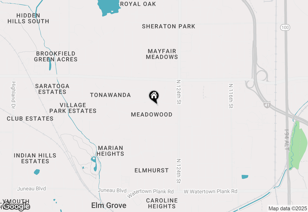 Map of 1920 Fairhaven Blvd, Elm Grove, WI 53122