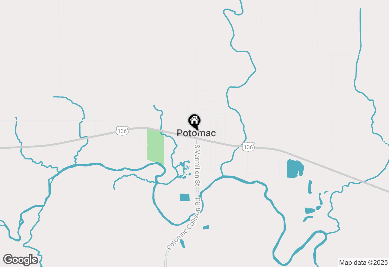 Map of 117 N Vermilion Street, Potomac, IL 61865