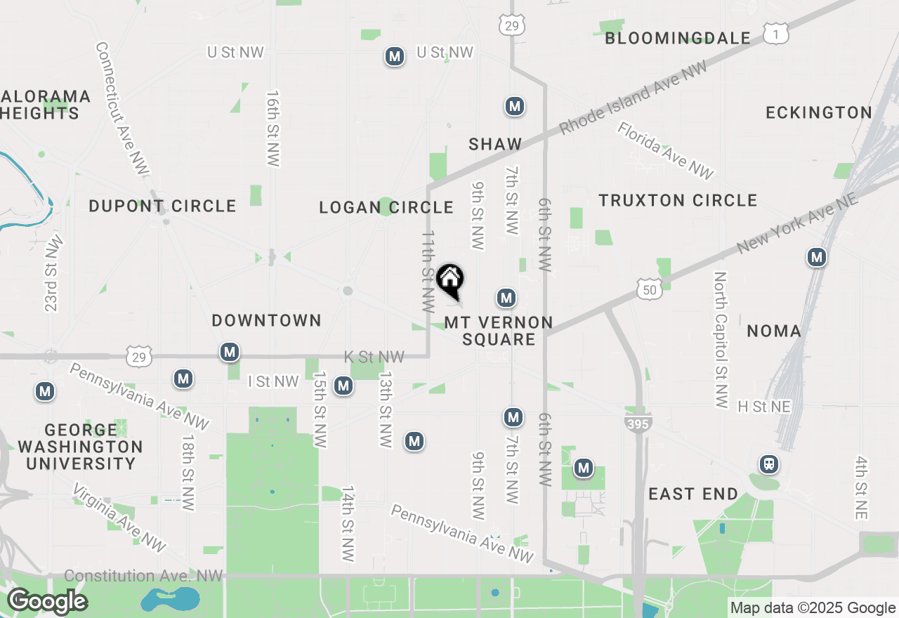 Map of 1117 10th Street Nw #W8, Washington, DC 20001