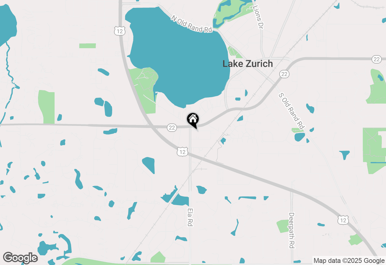 Map of 500 Ela Road, Lake Zurich, IL 60047