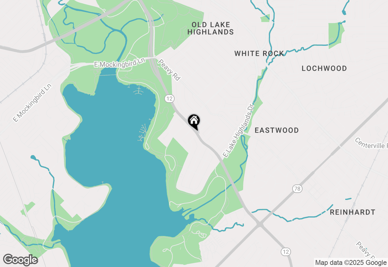 Map of 745 N Buckner Boulevard, Dallas, TX 75218