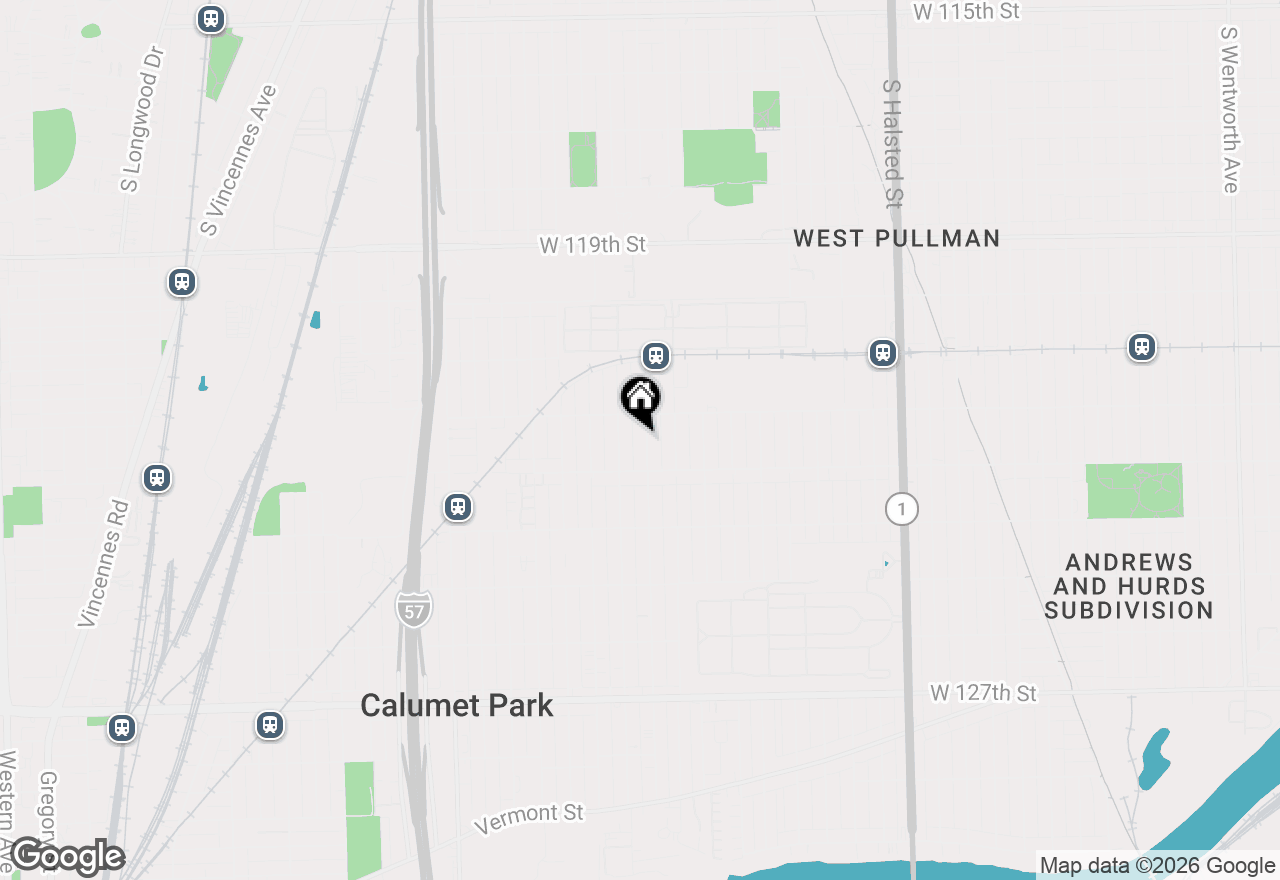 Map of 12226 S Elizabeth Street, Chicago, IL 60643