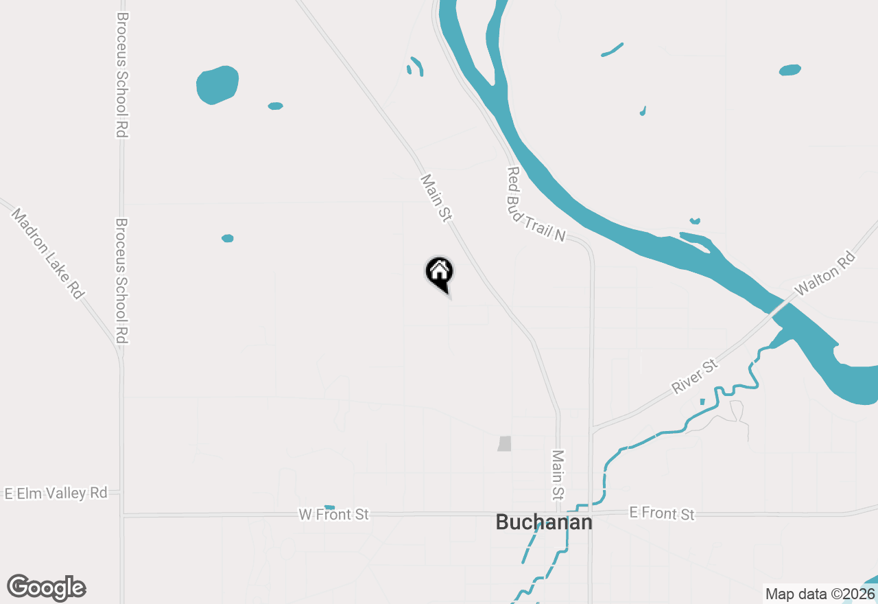 Map of 917 N Detroit Street, Buchanan, MI 49107