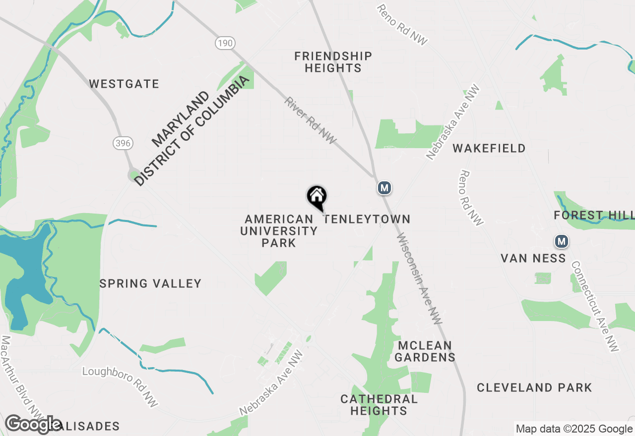 Map of 4324 Yuma Street Nw, Washington, DC 20016