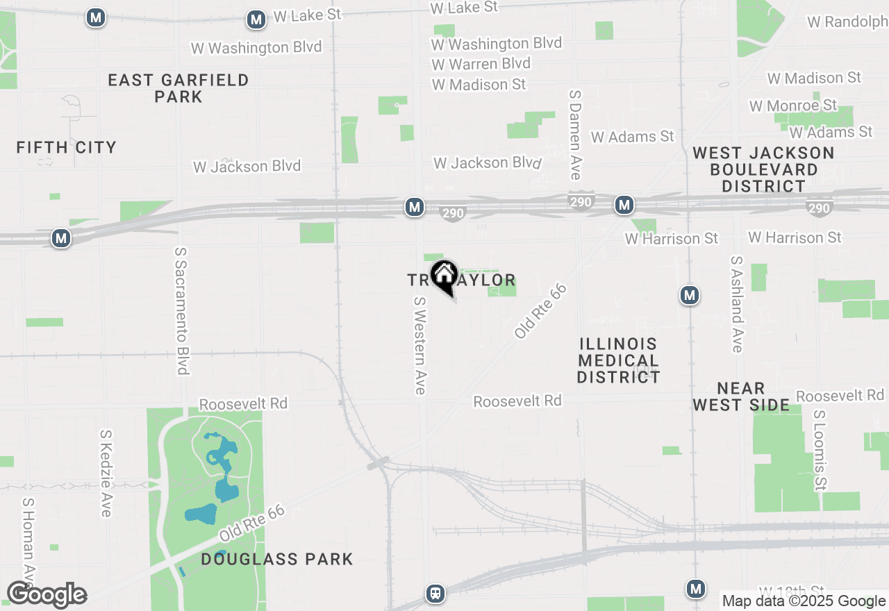 Map of 807 S Claremont Avenue #3, Chicago, IL 60612