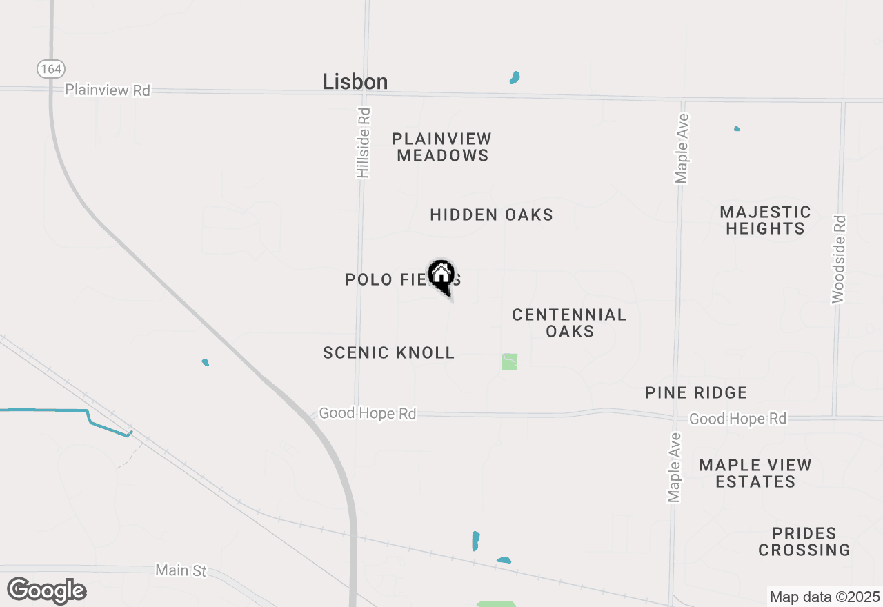Map of N74W24729 Lauren Dr, Sussex, WI 53089
