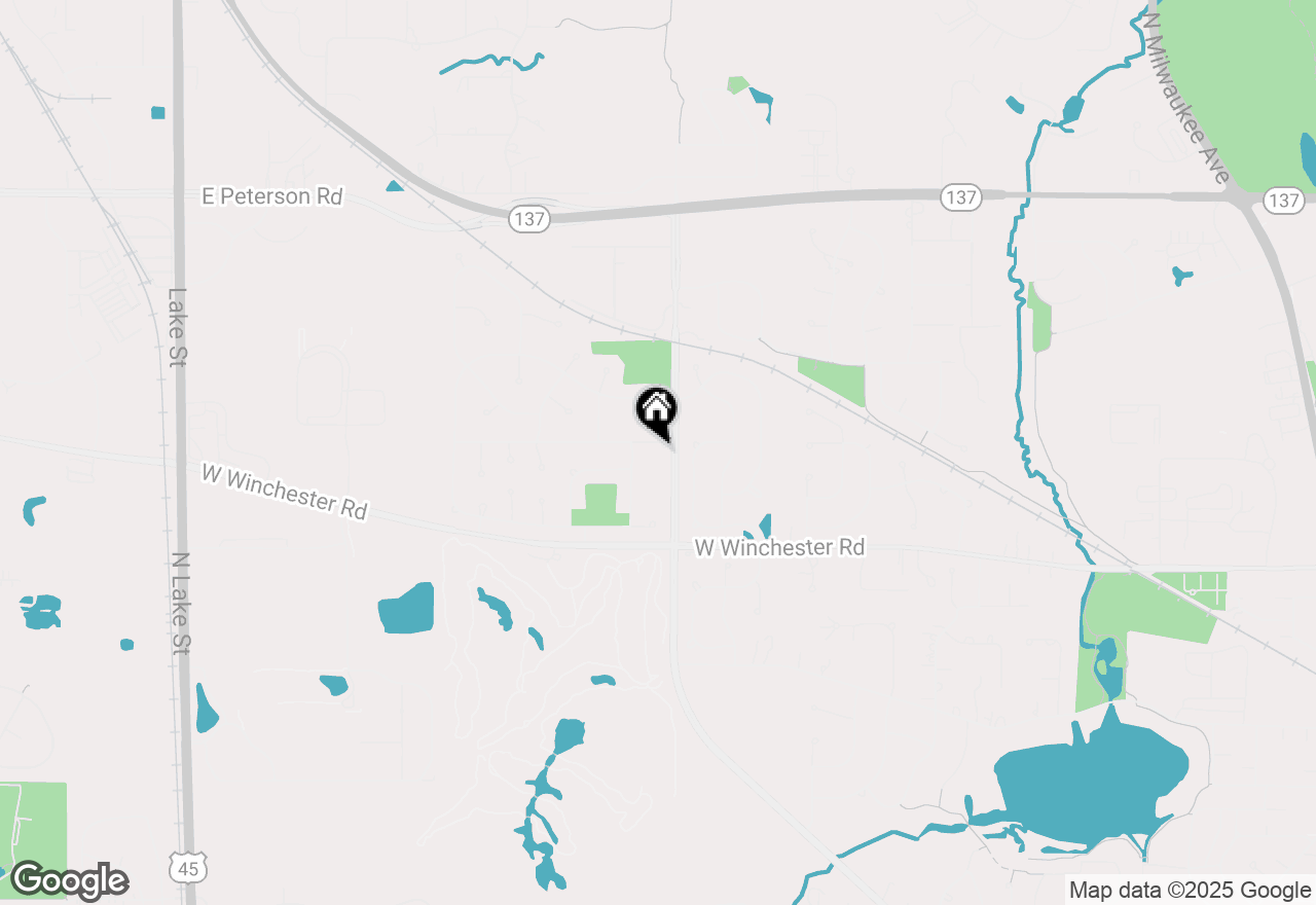 Map of 1505 Eric Lane, Libertyville, IL 60048