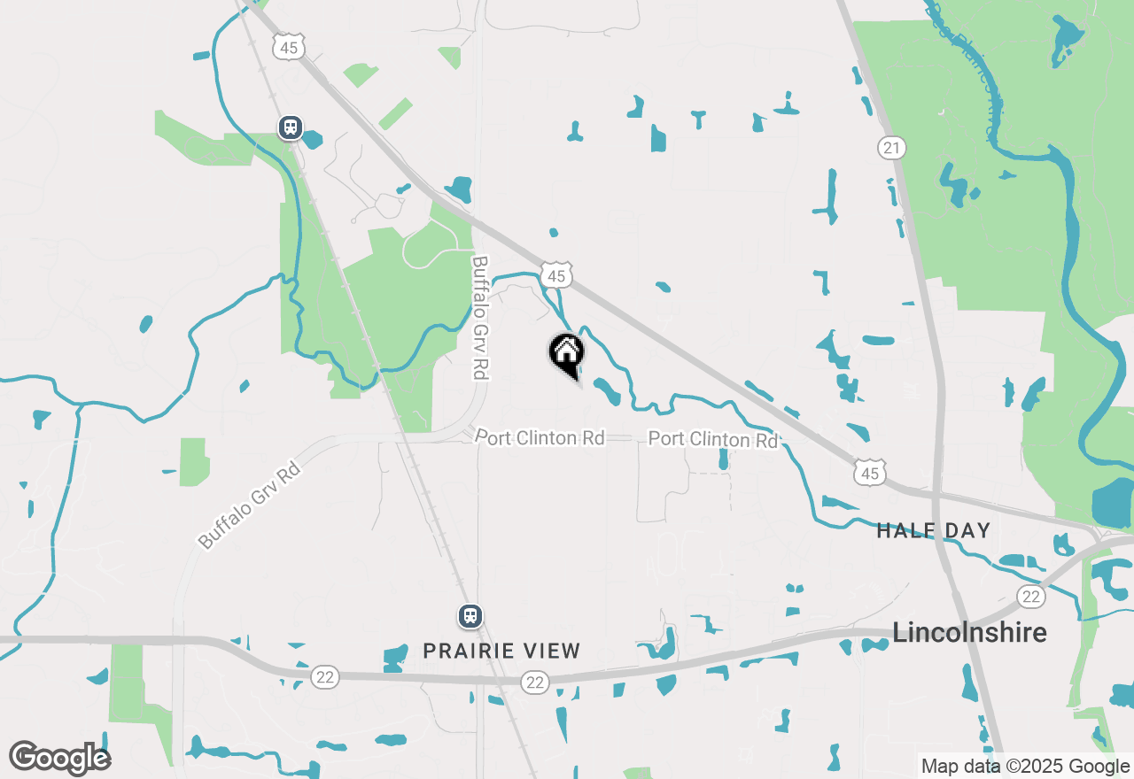 Map of 23607 N Raleigh Drive, Prairie View, IL 60069