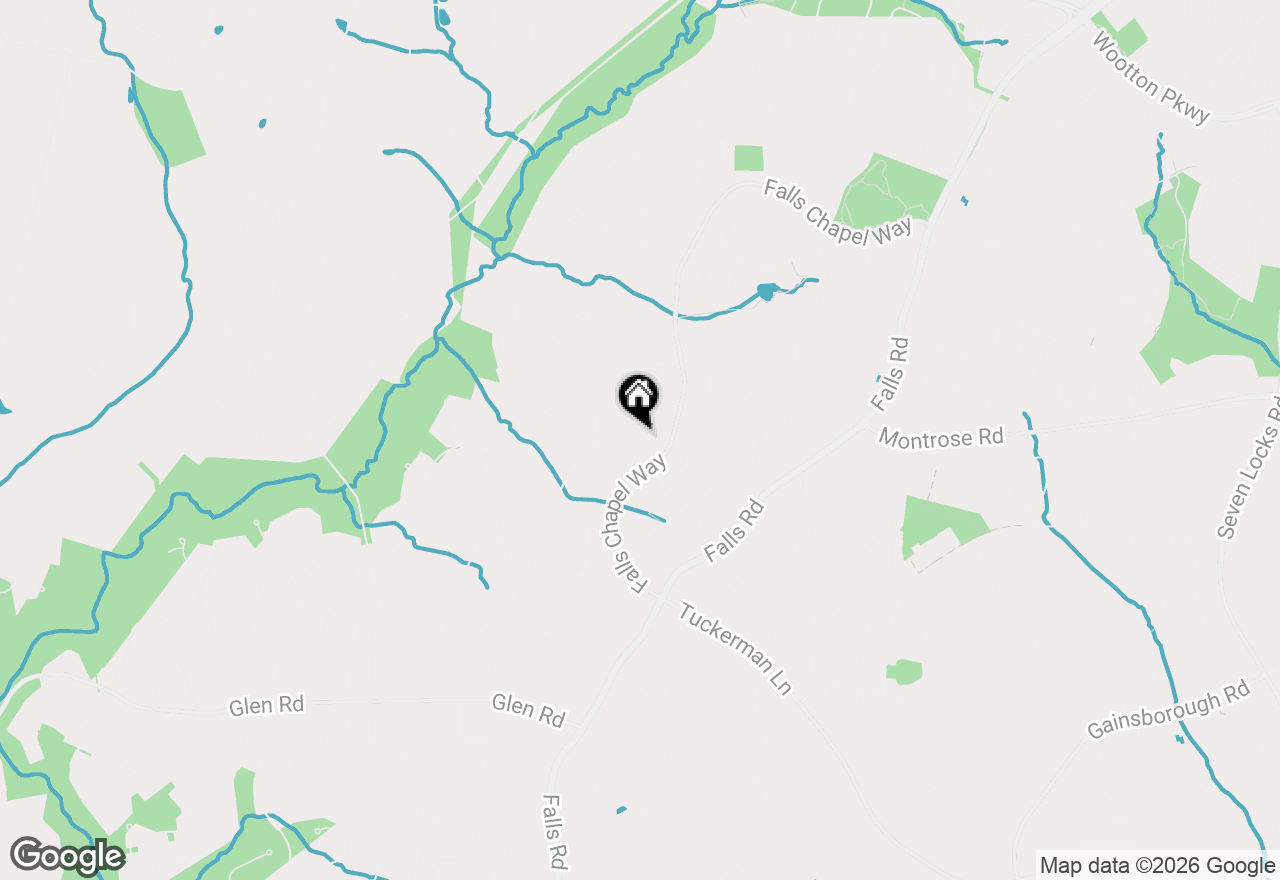 Map of 9213 Bentridge Avenue, Potomac, MD 20854