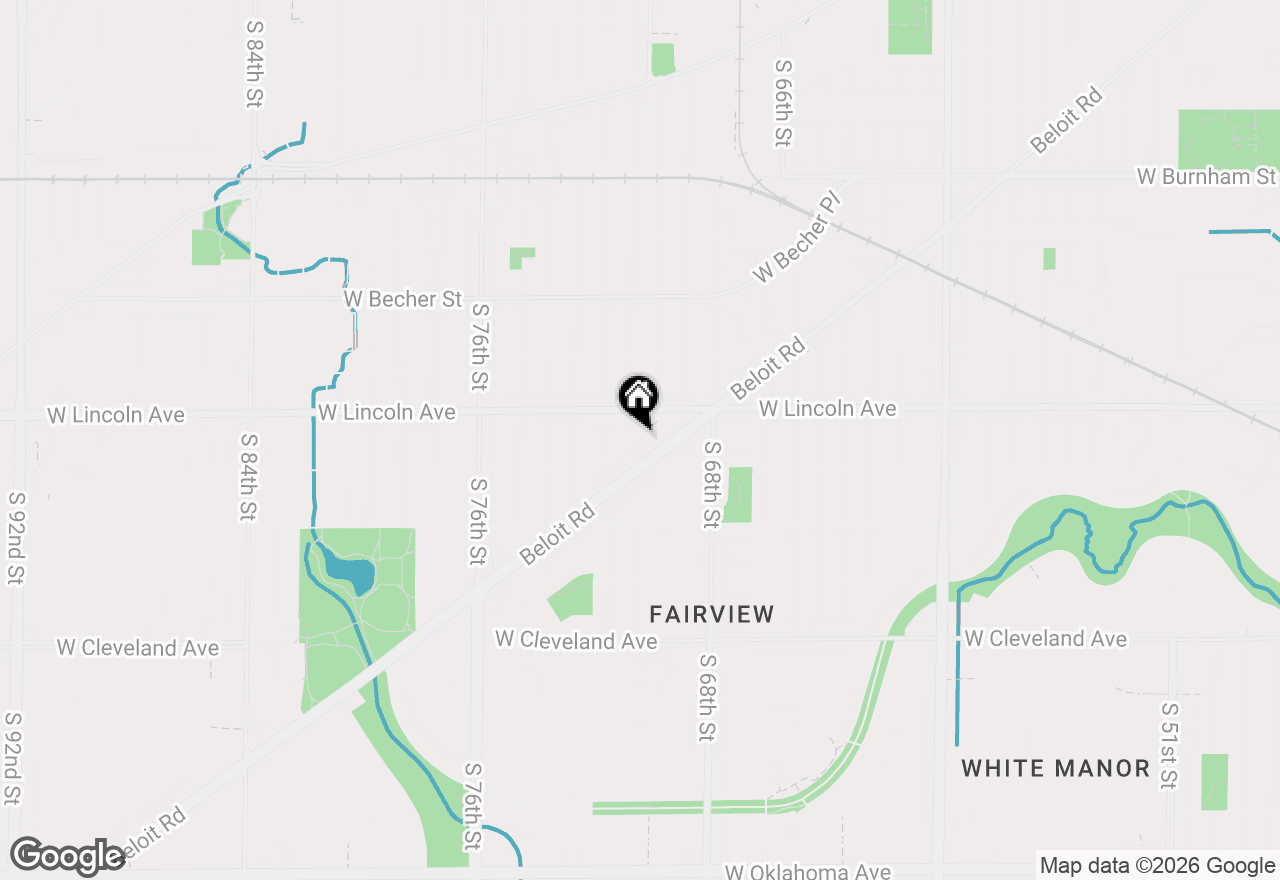 Map of 7039 W Stuth Pl, West Allis, WI 53219