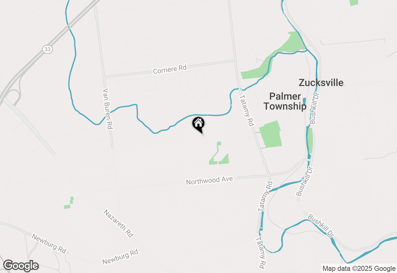 Map of 1333 Jeffrey Lane, Easton, PA 18045