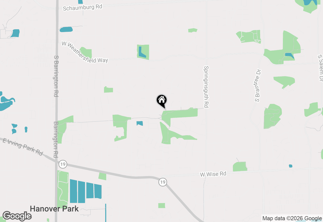 Map of 717 Slingerland Drive, Schaumburg, IL 60193