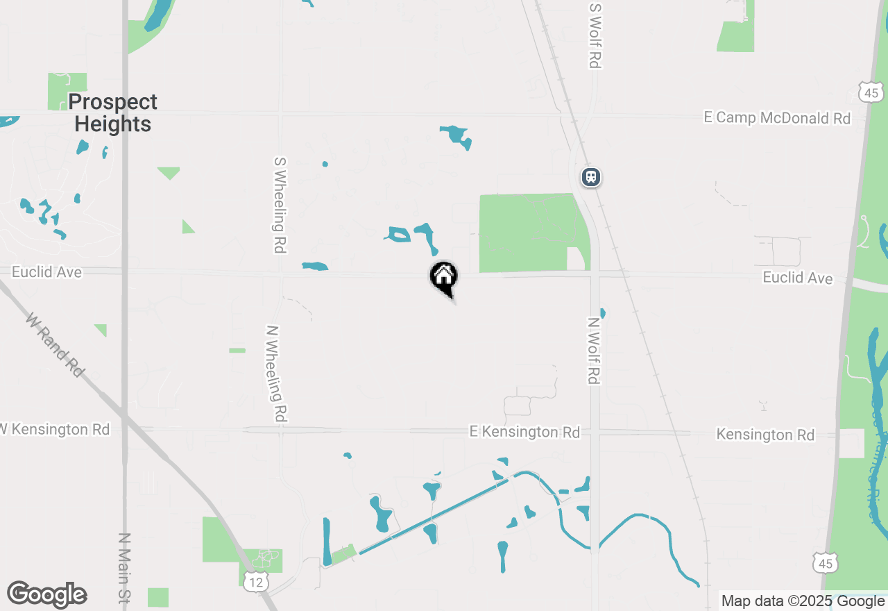 Map of 1116 N Westgate Road, Mount Prospect, IL 60056