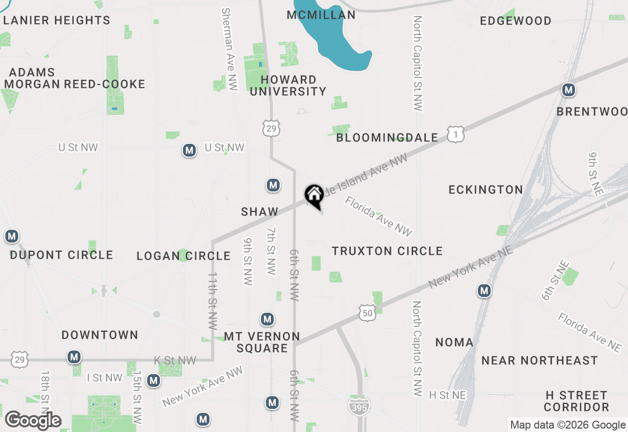 Map of 440 R Street Nw #101, Washington, DC 20001