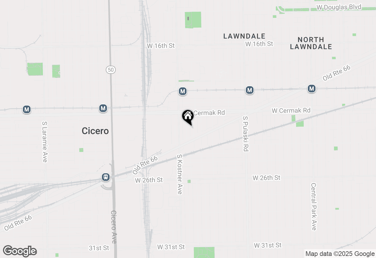 Map of 2259 S Kirkland Avenue, Chicago, IL 60623
