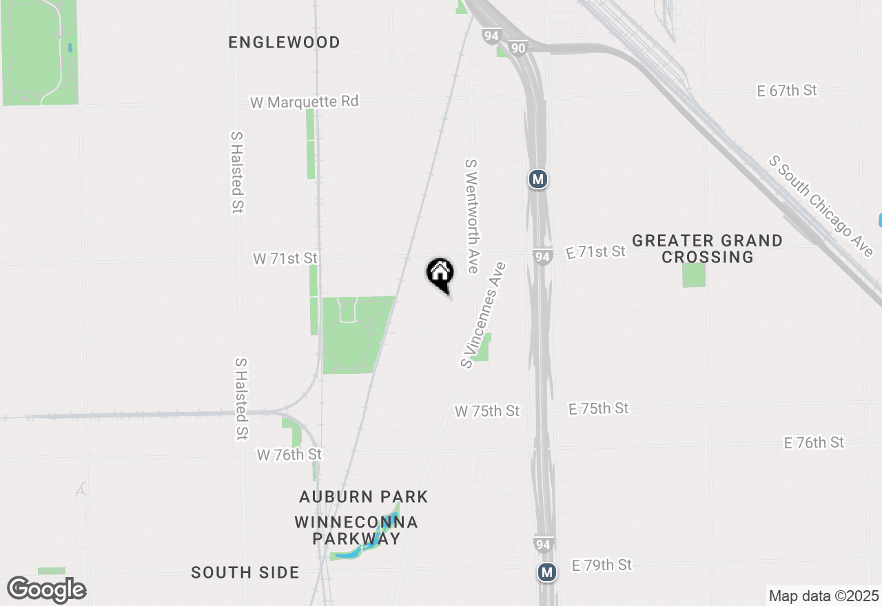 Map of 7211 S Princeton Avenue, Chicago, IL 60621