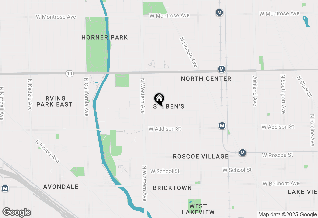 Map of 3723 N Oakley Avenue, Chicago, IL 60618