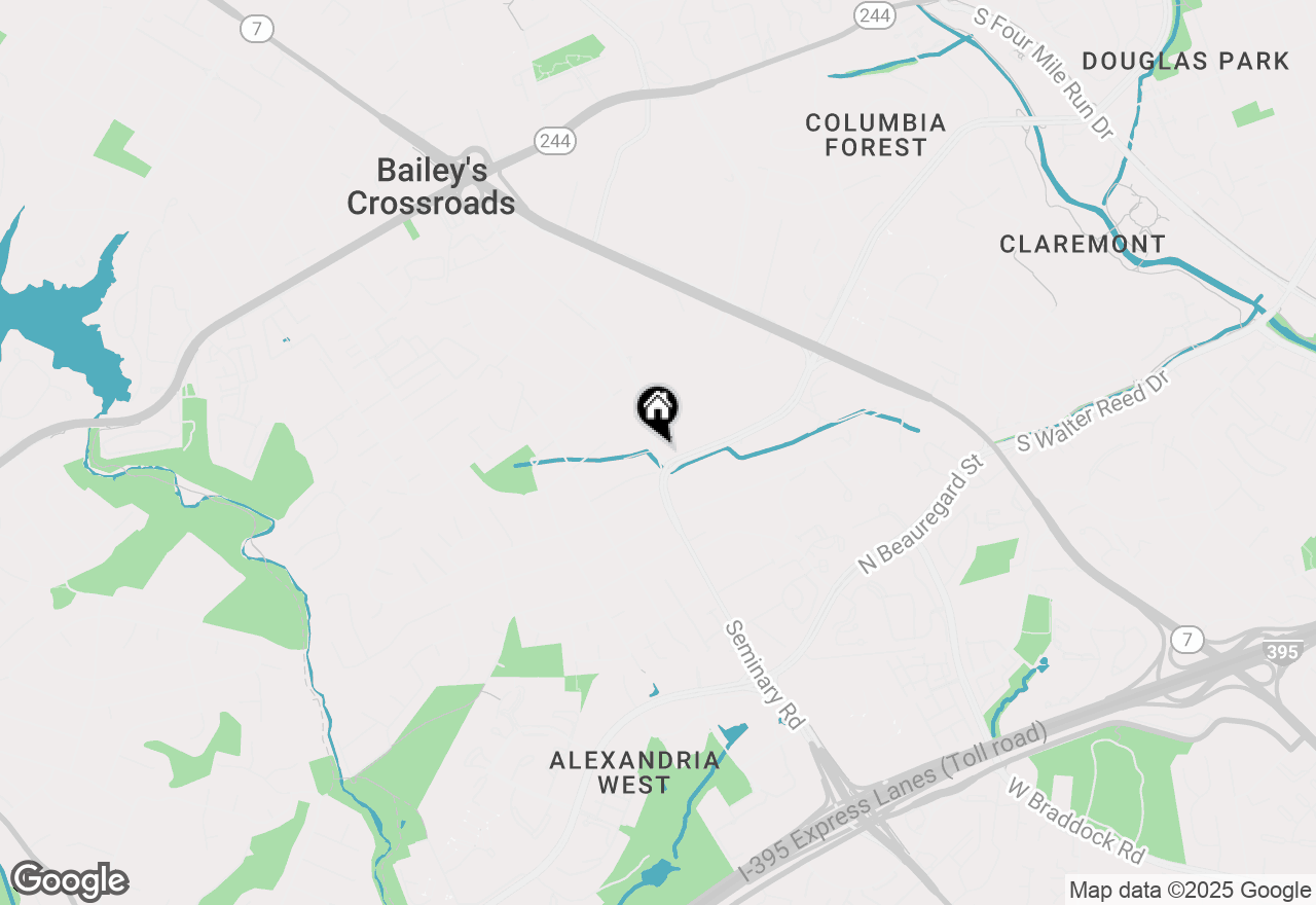 Map of 5501 Seminary Rd #408S, Falls Church, VA 22041