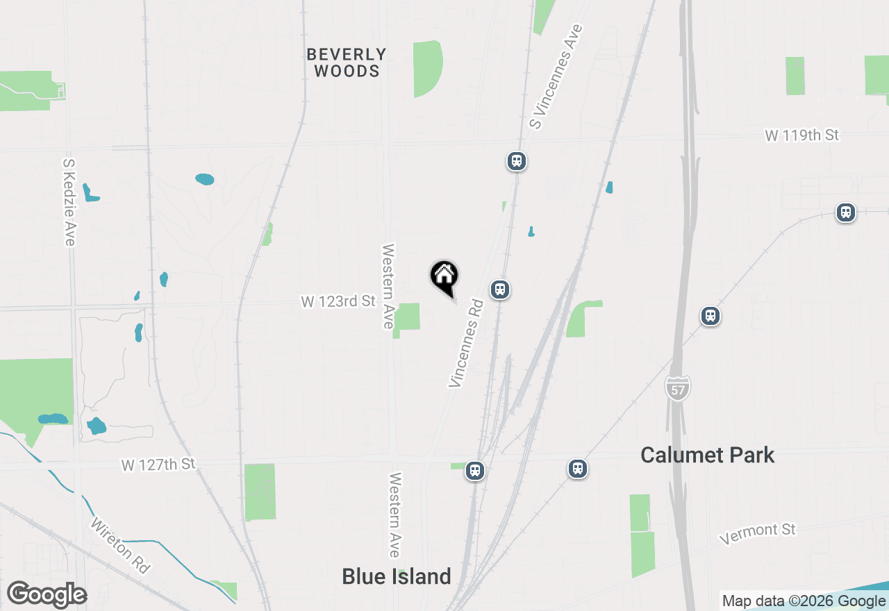 Map of 2239 123rd Street, Blue Island, IL 60406