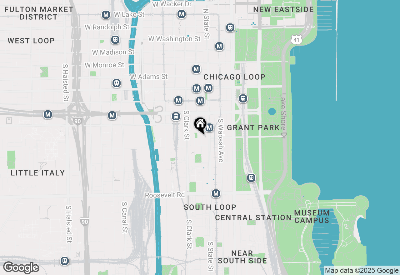 Map of 711 S Dearborn Street #802, Chicago, IL 60605